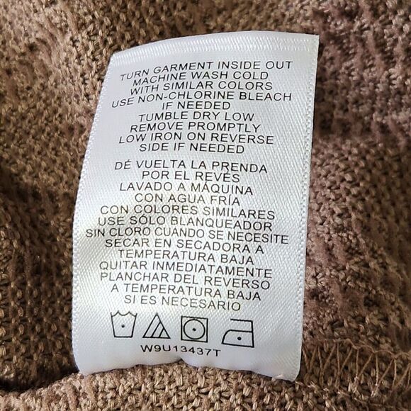 Wallflower Cardigan Women Size XXL Brown Long Sleeve Open  B5 - Picture 11 of 11